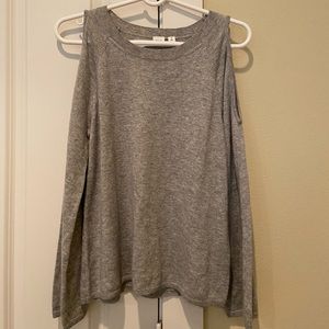 off the shoulder long sleeve top WORN ONCE